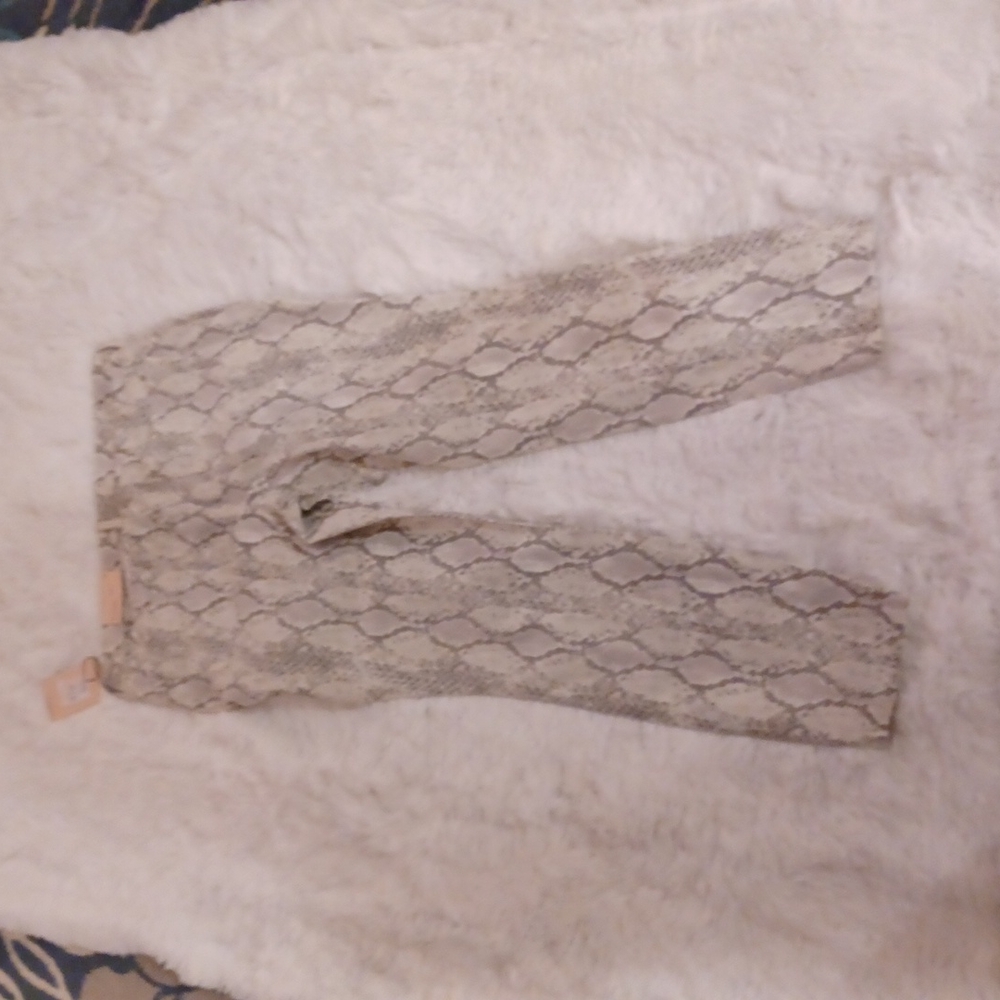 NYDJ Ami Skinny Light Snake Print Soft Jeans Pants Tummy Tuck SZ 12 - Picture 9 of 10